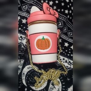 Loungefly Hello Kitty Pumpkin Spice Crossbody Bag